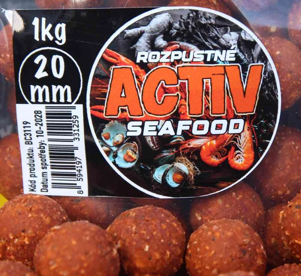 Black Carp Activ boilies Seafood 20mm/1kg