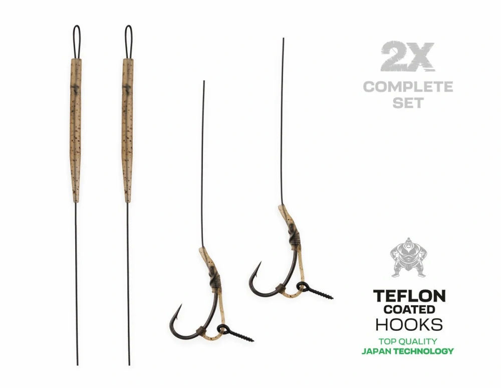 Zfish Návazec Monofilament D-Rig #8 /20 cm/2 ks