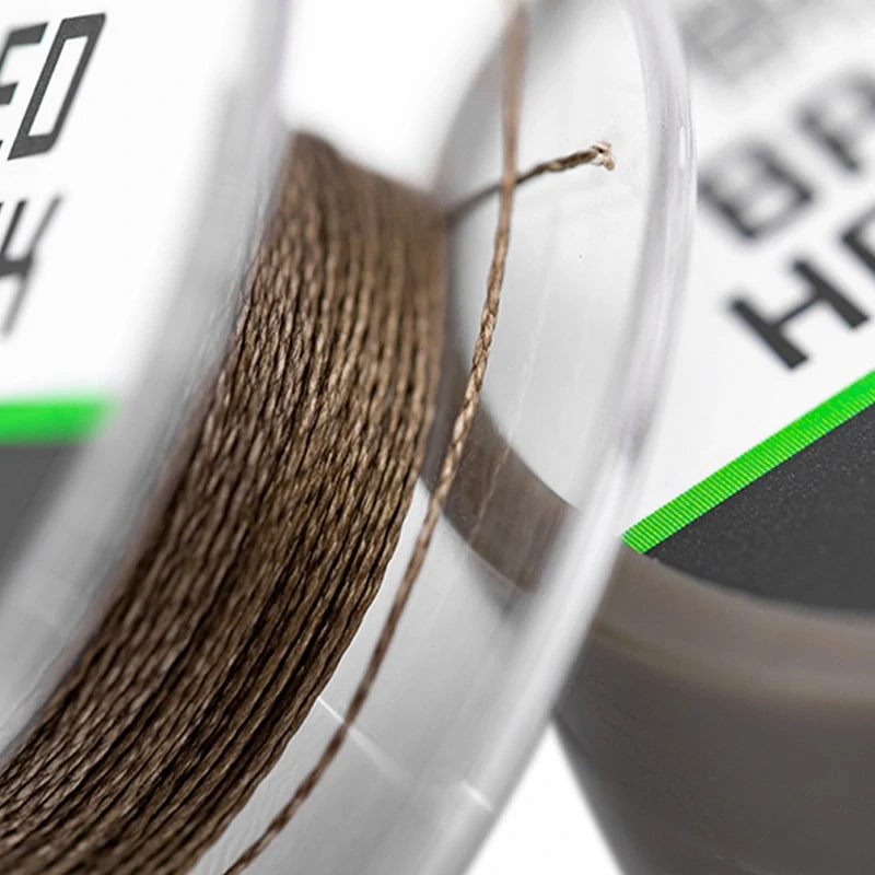 Korda Návazcová šňůrka Basix Braided Hooklink Camo Green 25lb/10m