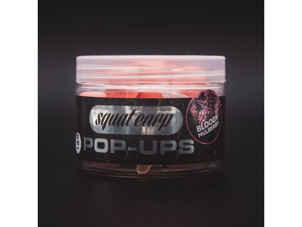 Squat Carp Pop-up boilies Bloody Mulberry 12mm/60g