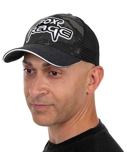 Fox Rage Kšiltovka Embroided Camo Trucker Cap