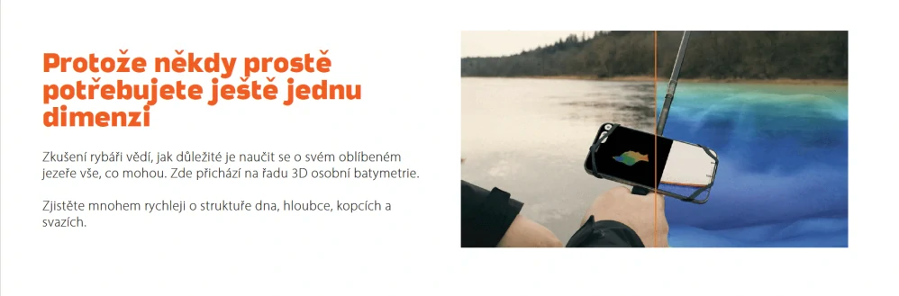 Deeper Nahazovací sonar Chirp+ 3