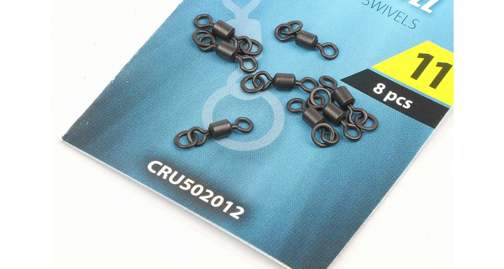 Carp´R´Us Obratlík s kroužkem Swivel Ring #11 /8 ks