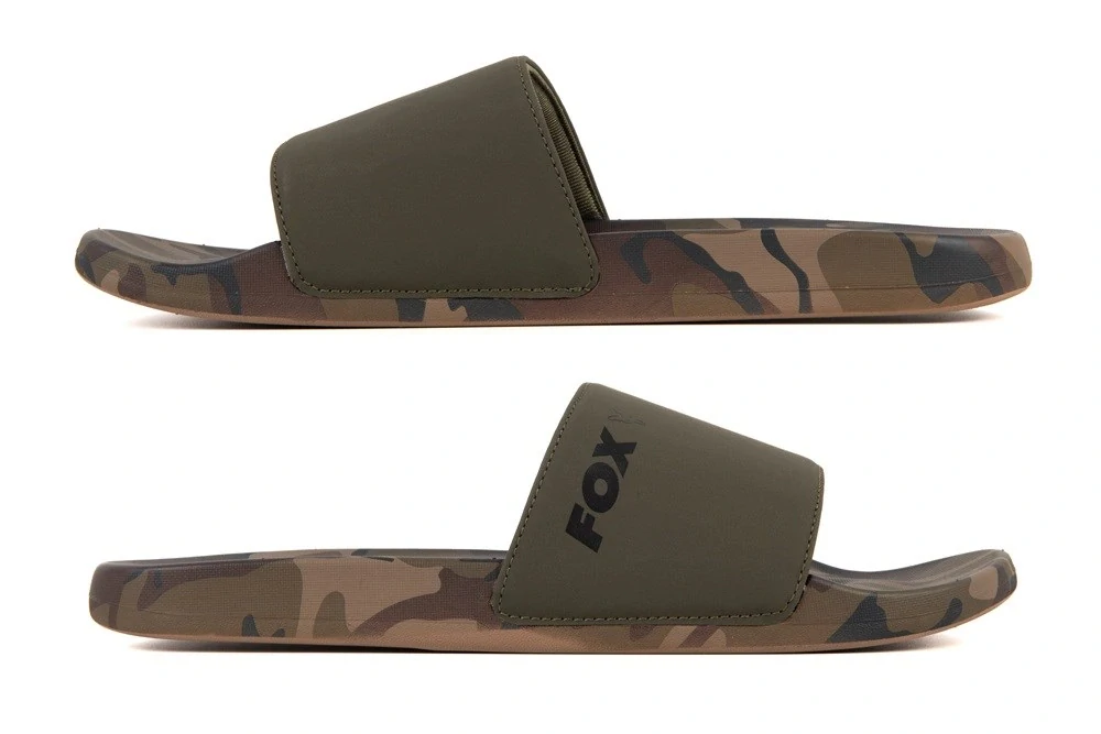 Fox Pantofle Khaki/Camo Sliders