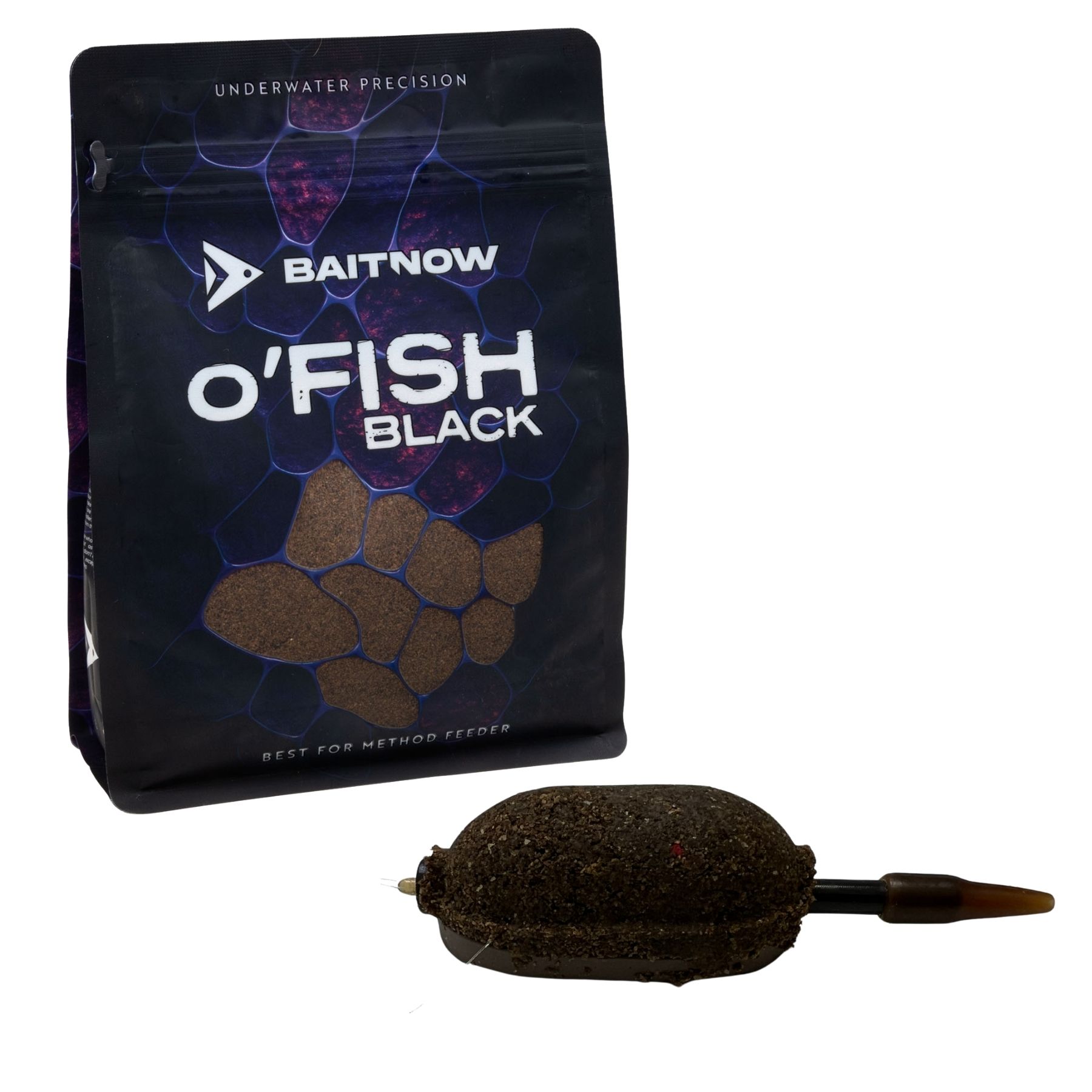 Baitnow Krmítková směs Method Feeder O'fish Black 800g