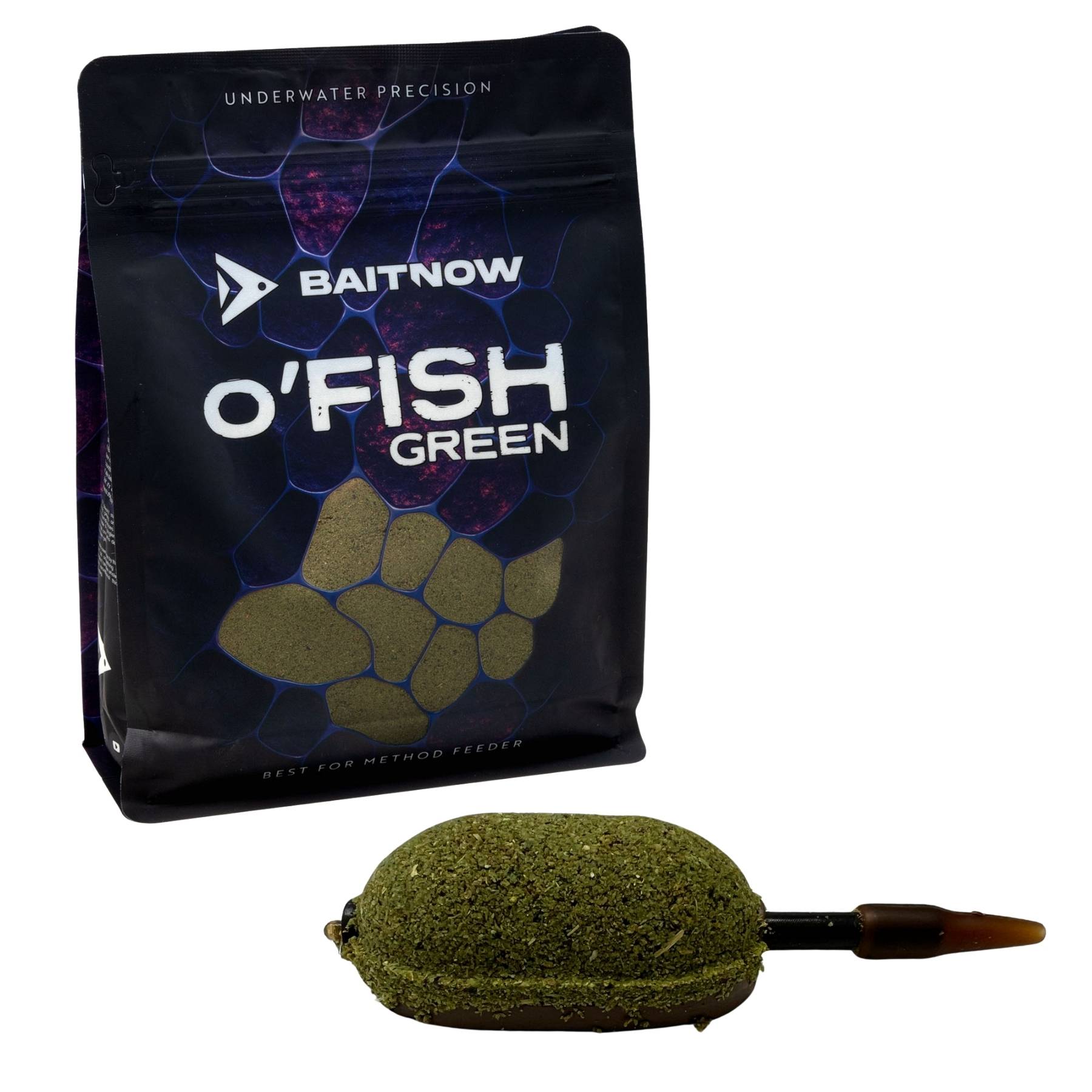 Baitnow Krmítková směs Method Feeder O'fish Green 800g