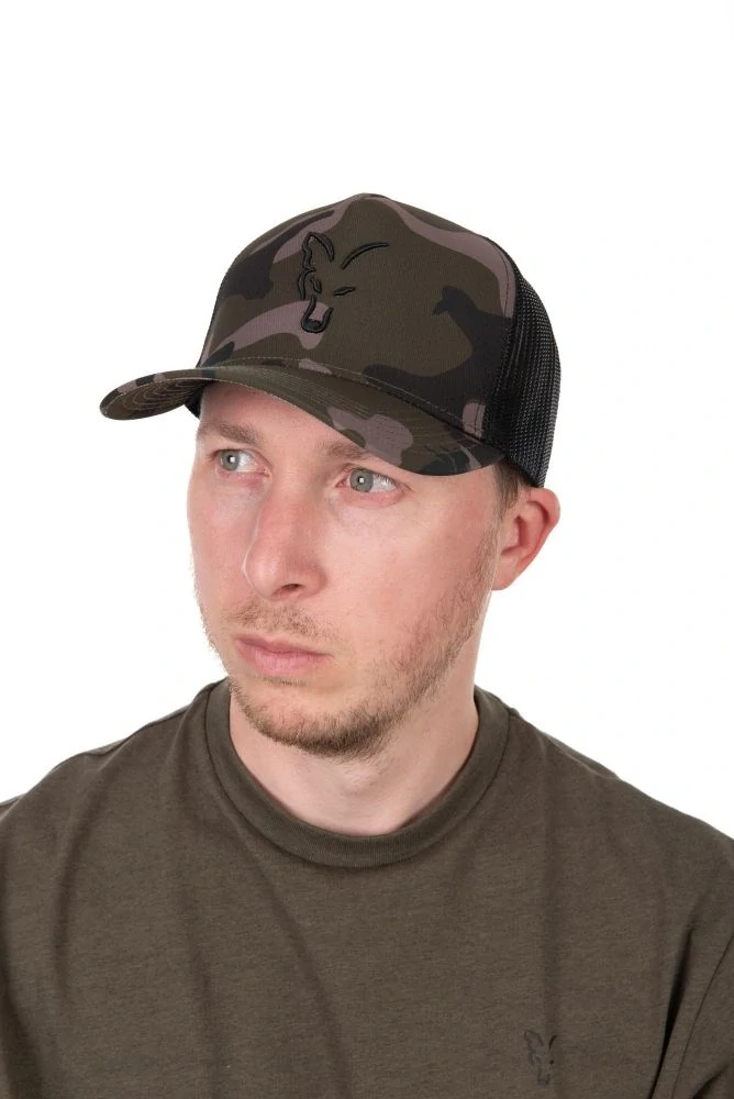 Fox Kšiltovka Black Camo Trucker Cap