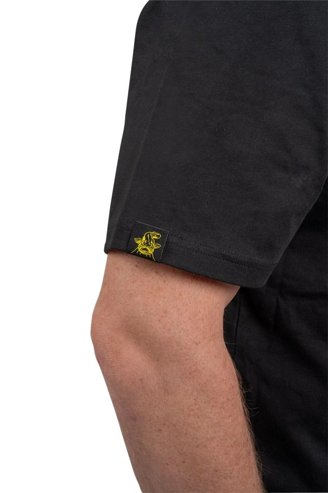 Black Cat Tričko Logo Black T-Shirt vel. XXL