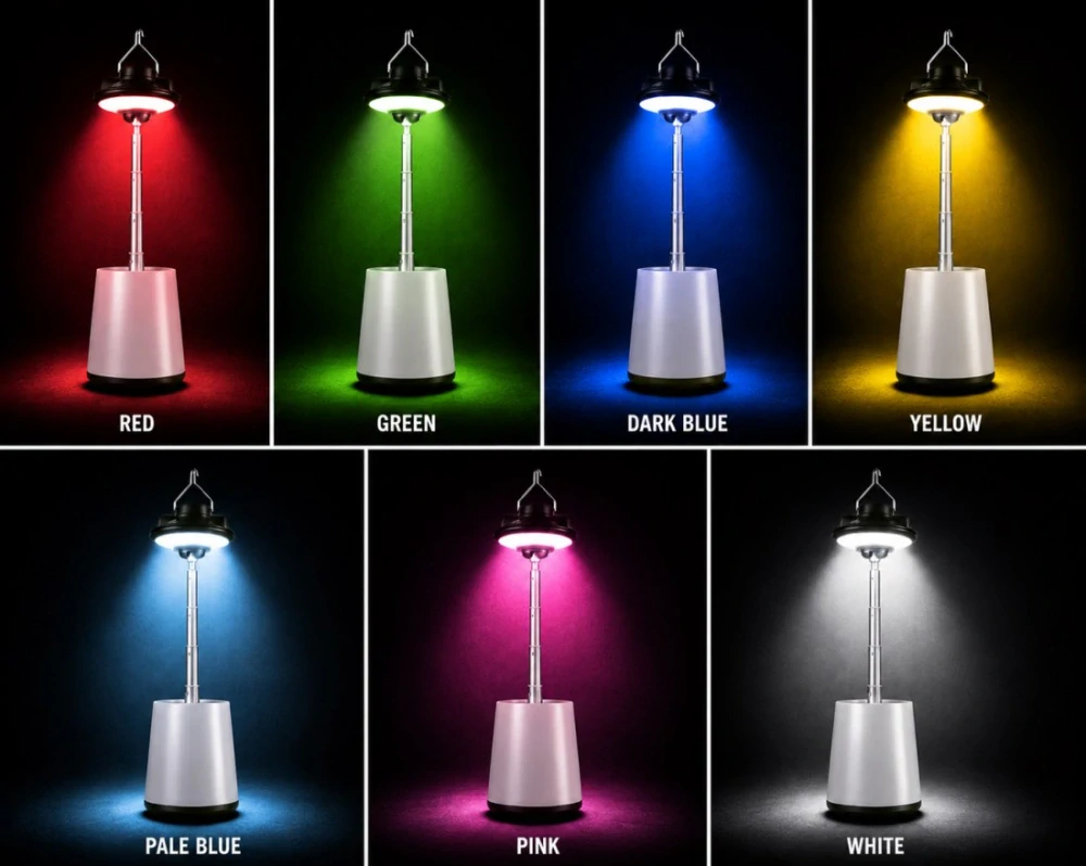 Holdcarp Lampa Extendable RGB Camping Lamp