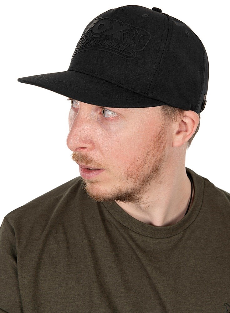Fox Kšiltovka Black/Camo Flat Peak Snapback Hat