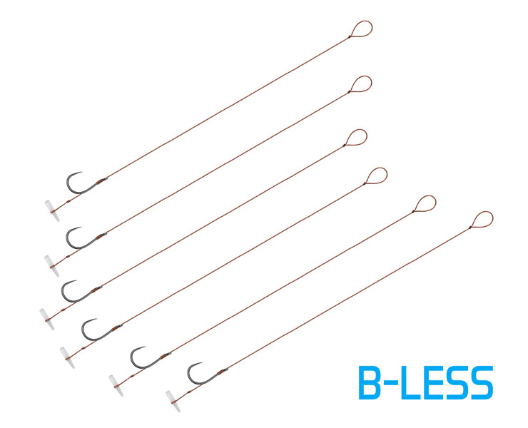 Delphin Feederový návazec Proxi 8 Quickstop 8cm/0,10mm/B-LESS #6/6 ks