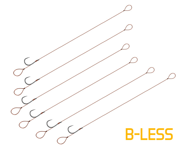 Delphin Feederový návazec Proxi 8 Loop 8cm/0,10mm/B-LESS #6/6 ks