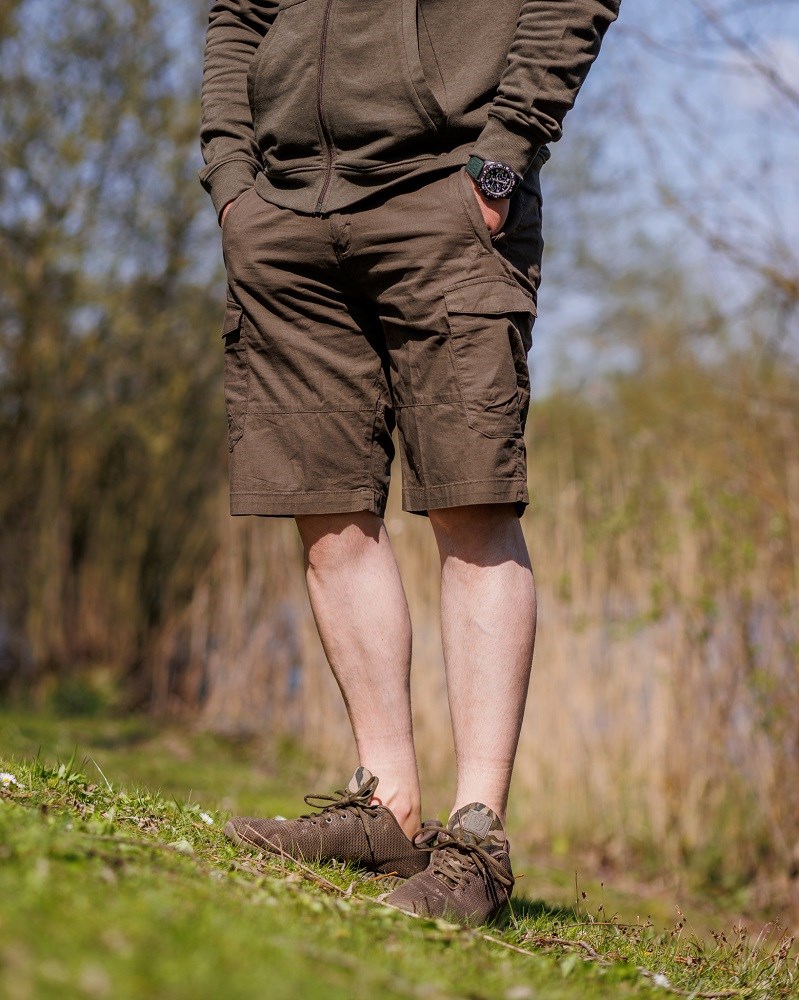 Fox Kraťasy Collection Lightweight Cargo Shorts Green Black vel. XXXL