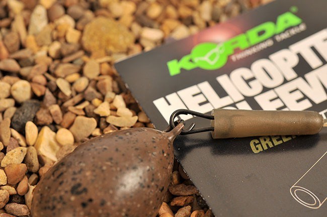 Korda Helikoptérové Převleky Heli Rubber Green /10 ks