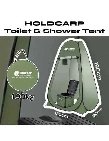 Holdcarp Přenosná Toaleta Portable Toi + přístřešek Toilet & Shower Tent