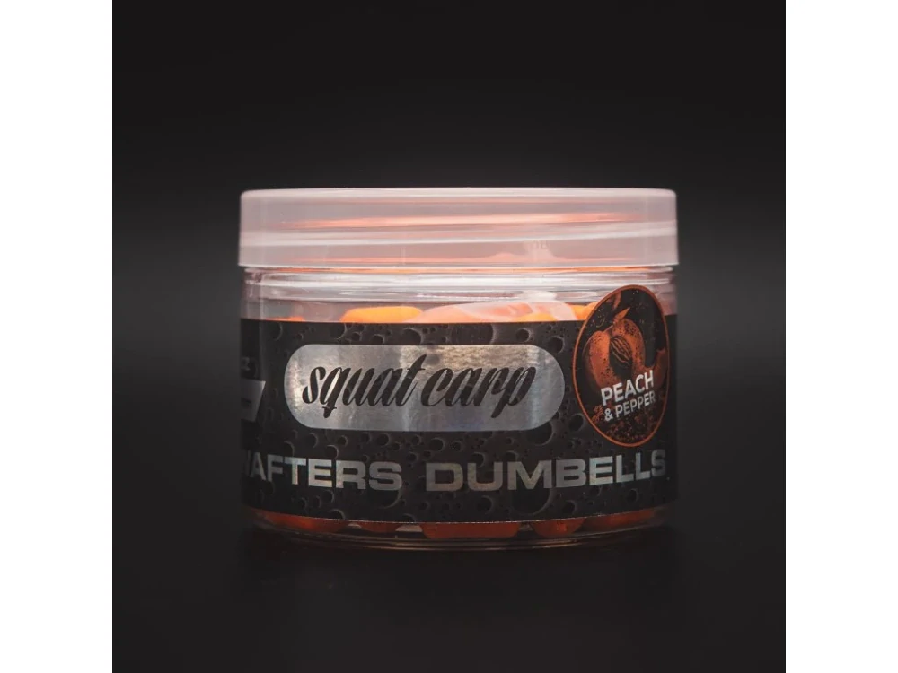 Squat Carp Wafters Dumbells Peach & Pepper 10x16mm/55g