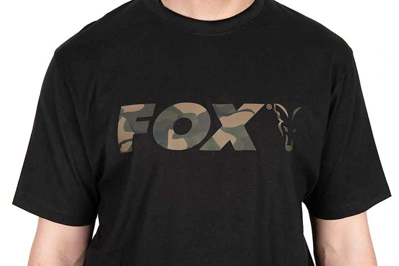 Fox Tričko Black Camo Logo T-Shirt vel. XXXL