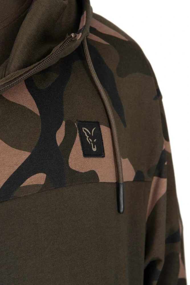 Fox Mikina LW Khaki Camo Split Zip Hoody vel. S