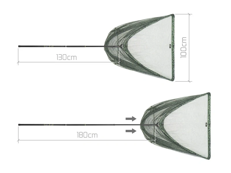 Delphin Podběrák TELEFIX C2G 100x100/1,8m/2 díly