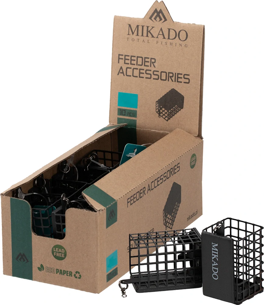 Mikado Krmítko Feederové hranaté se dnem 60g