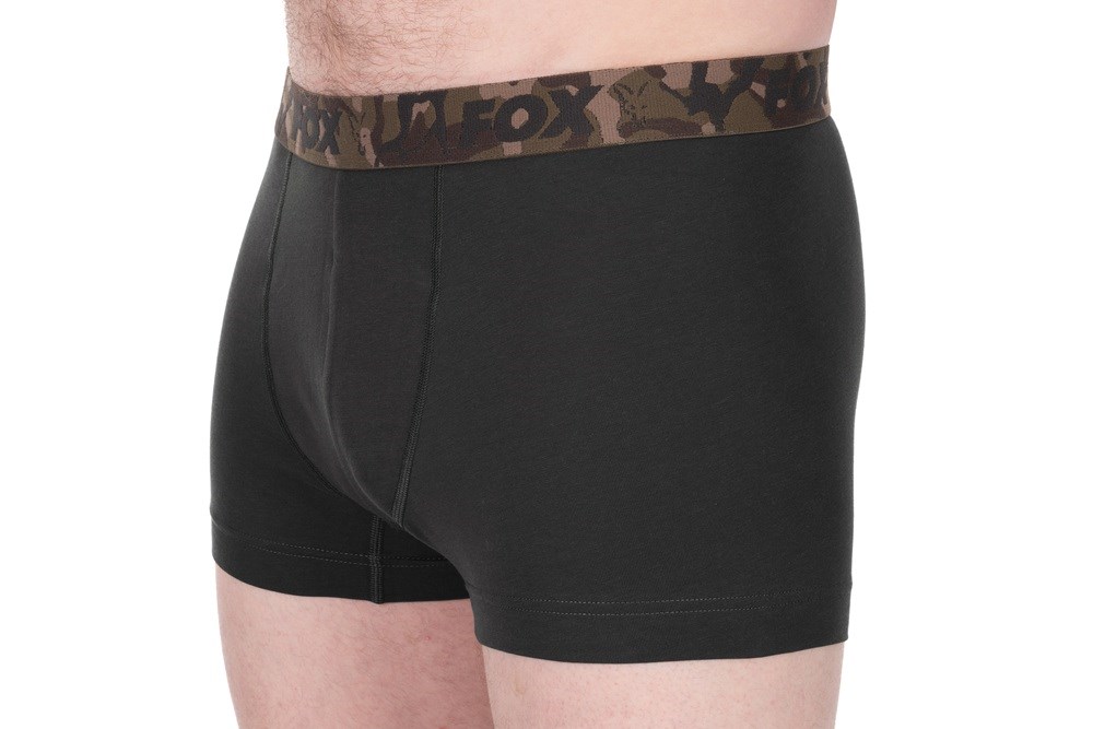 Fox Trenýrky Boxer Shorts Khaki/Black /2 ks