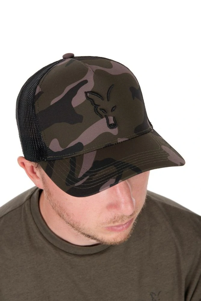 Fox Kšiltovka Black Camo Trucker Cap