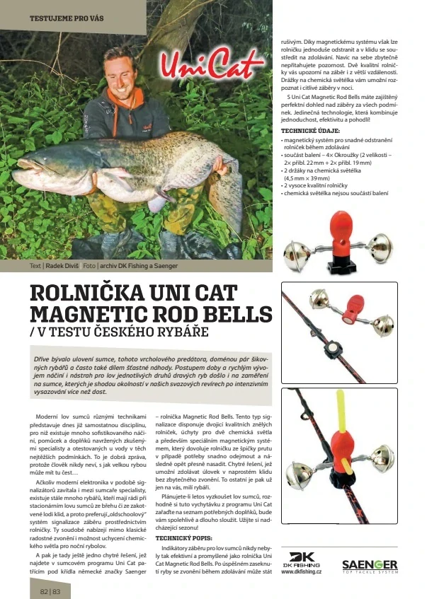Uni Cat Rolnička Magnetic Rod Bells