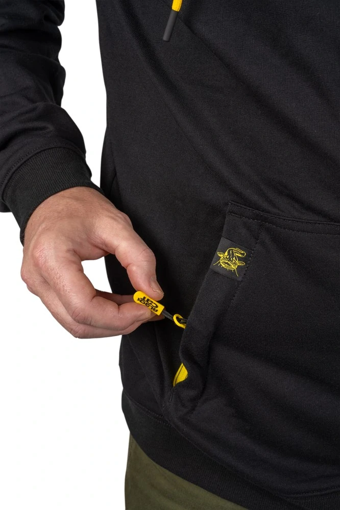 Black Cat Mikina Black Zipped Hoody vel. L