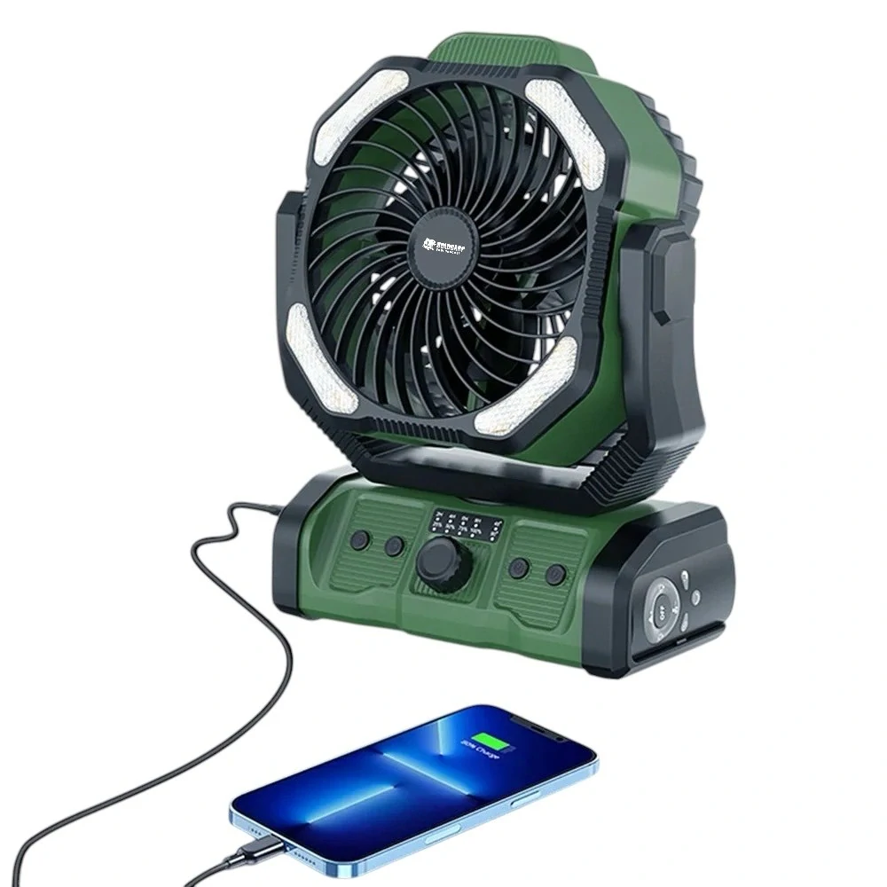 Holdcarp Větrák Rechargeable DoubleMotor Fan