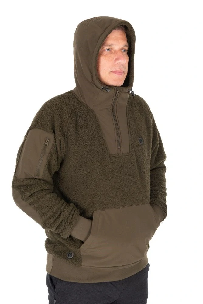 Fox Bunda Olive Sherpa Hybrid Jacket vel. XXXL