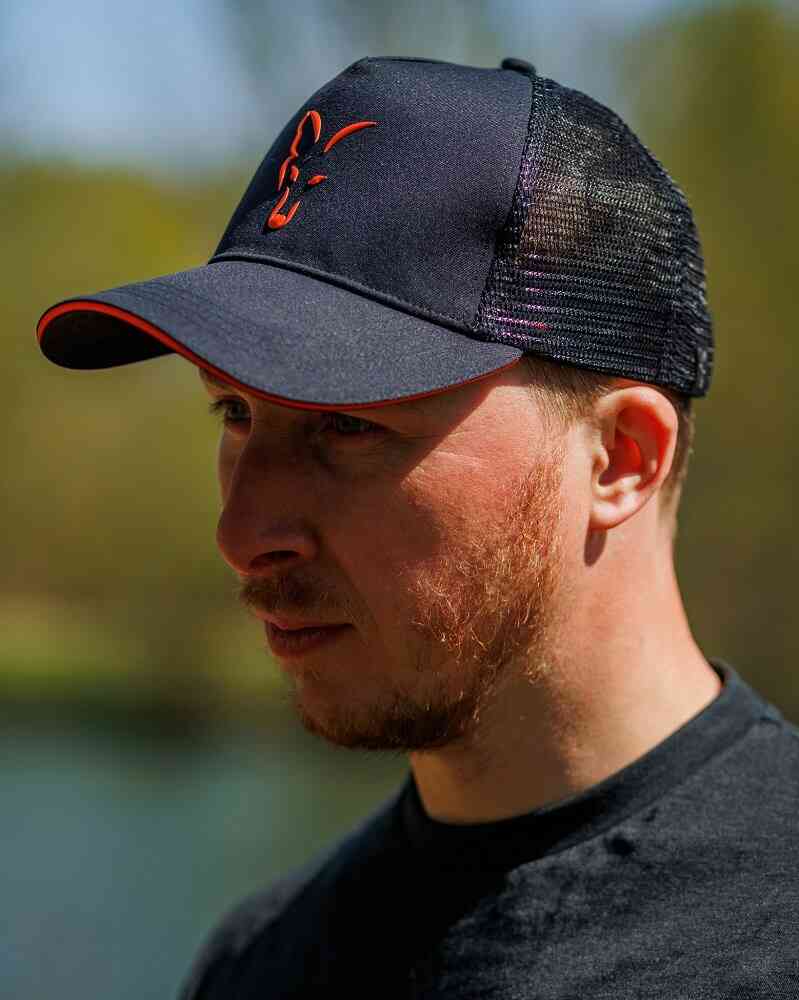 Fox Kšiltovka Collection Trucker Cap Black Orange