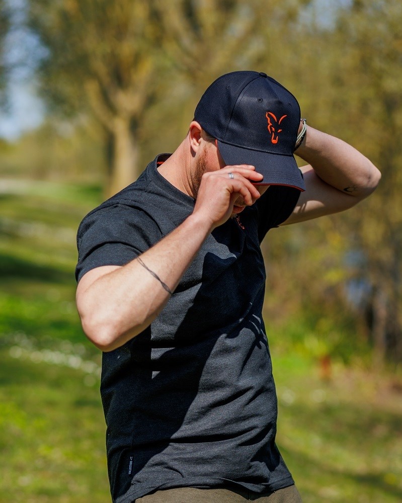 Fox Kšiltovka Collection Baseball Cap Black Orange