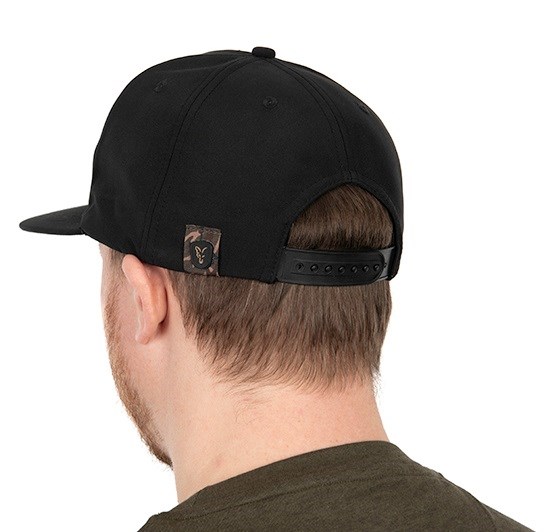 Fox Kšiltovka Black/Camo Flat Peak Snapback Hat