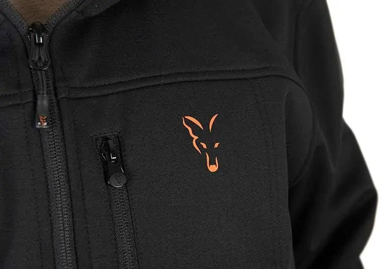 Fox Bunda Collection Soft Shell Jacket Black Orange vel. XXXL