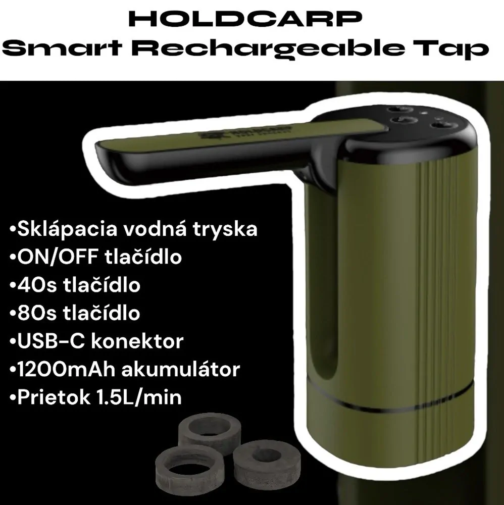 Holdcarp Automatická Pumpa Smart Rechargeable Tap
