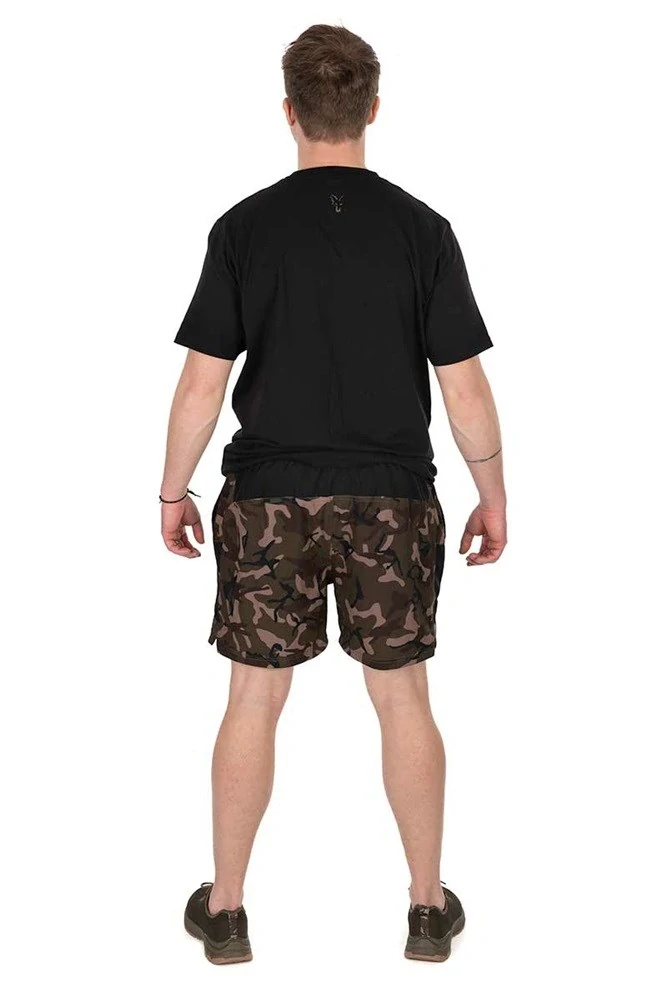 Fox Koupací kraťasy Black Camo LW Swim Shorts vel. XXXL