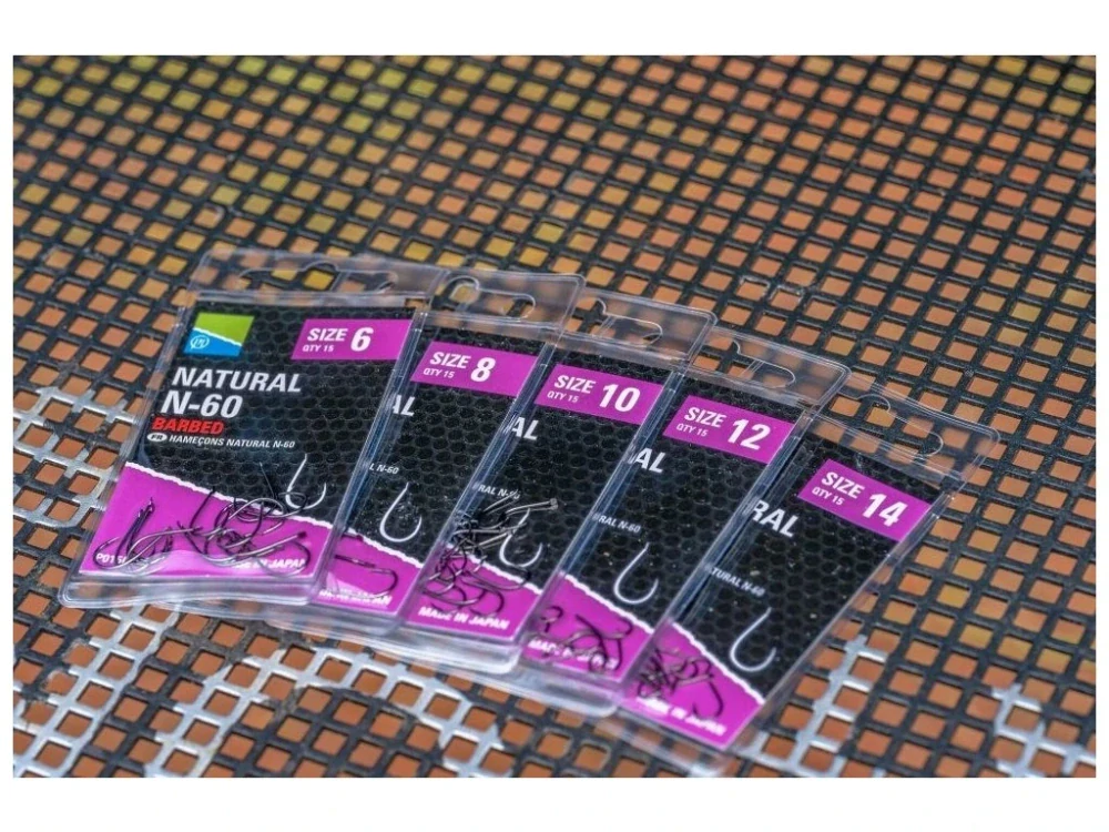 Preston Innovations Háčky Natural N-60 hooks /15 ks