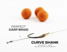 Zfish Návazec Curve Shank Carp Rig #2 /20 cm/2 ks