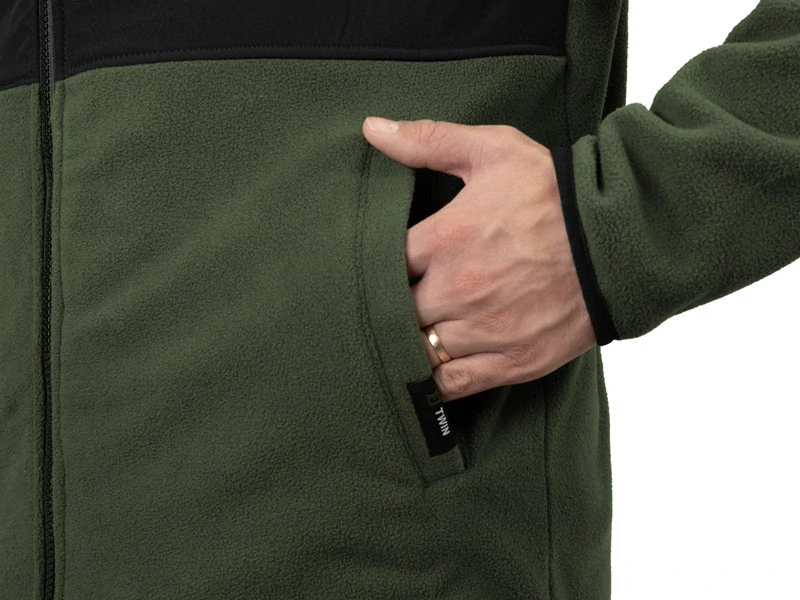 Delphin Flísová bunda na zip TWIN vel. XXXL