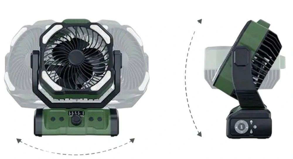 Holdcarp Větrák Rechargeable DoubleMotor Fan
