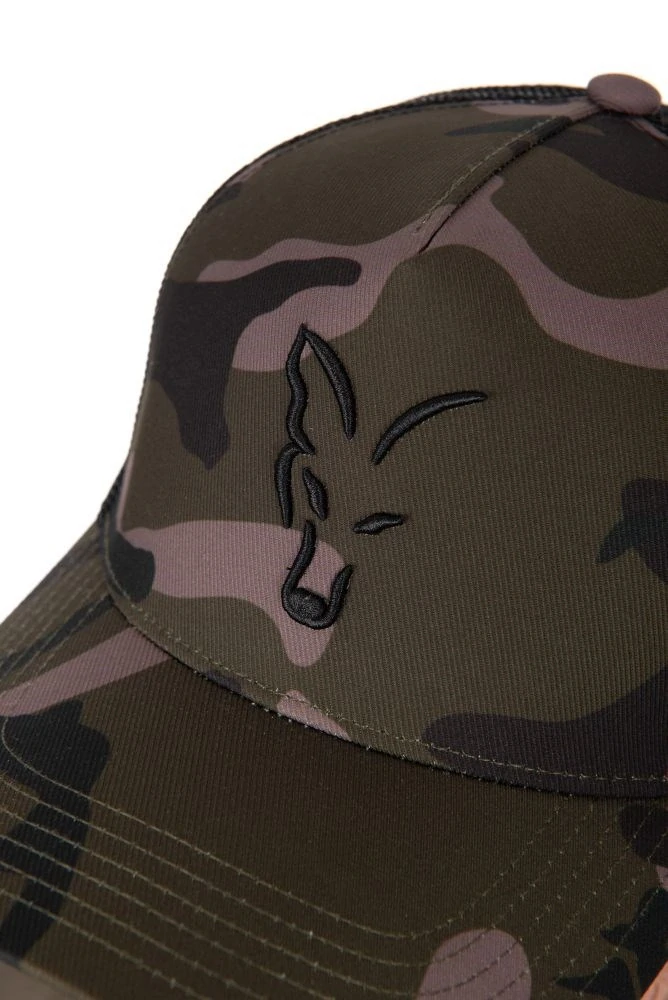 Fox Kšiltovka Black Camo Trucker Cap
