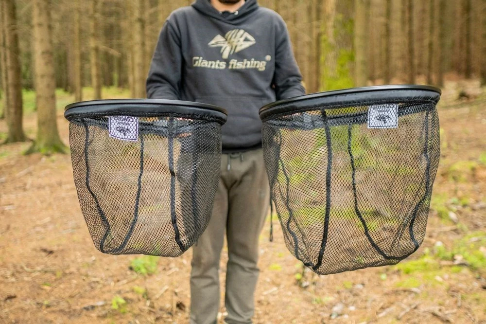 Giants fishing Plovoucí podběrák s pogumovanou síťkou Deluxe Rubber Float L 50x40cm
