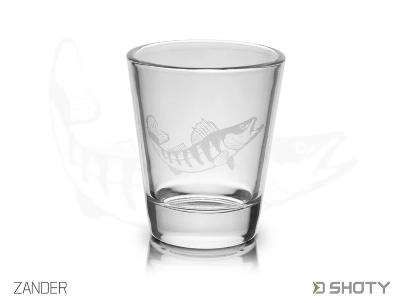 Delphin Set skleněných skleniček Shoty 6v1 6x55ml