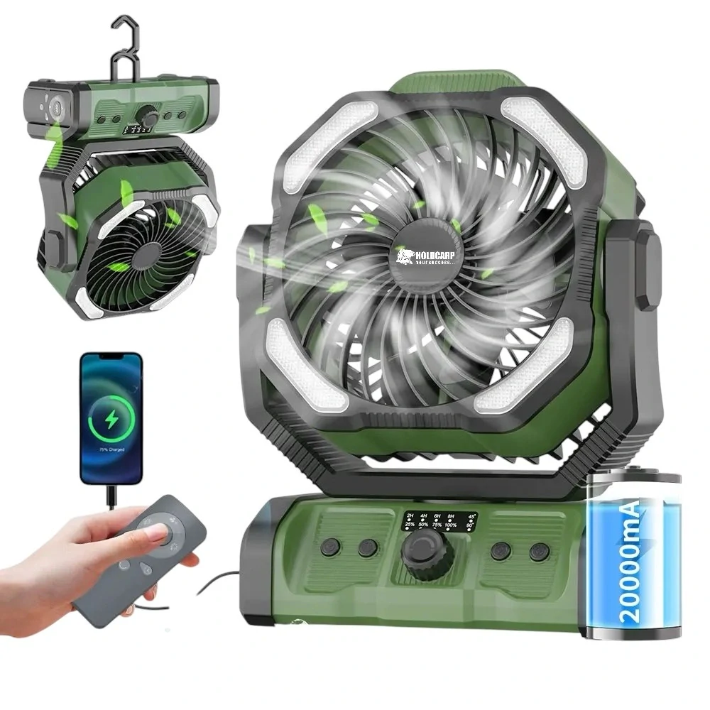 Holdcarp Větrák Rechargeable DoubleMotor Fan