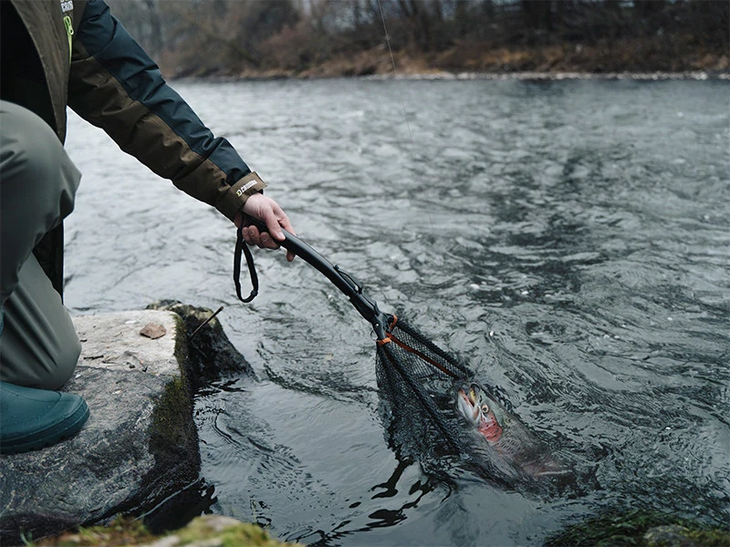 Delphin Podběrák FoldSPIN 40x40cm