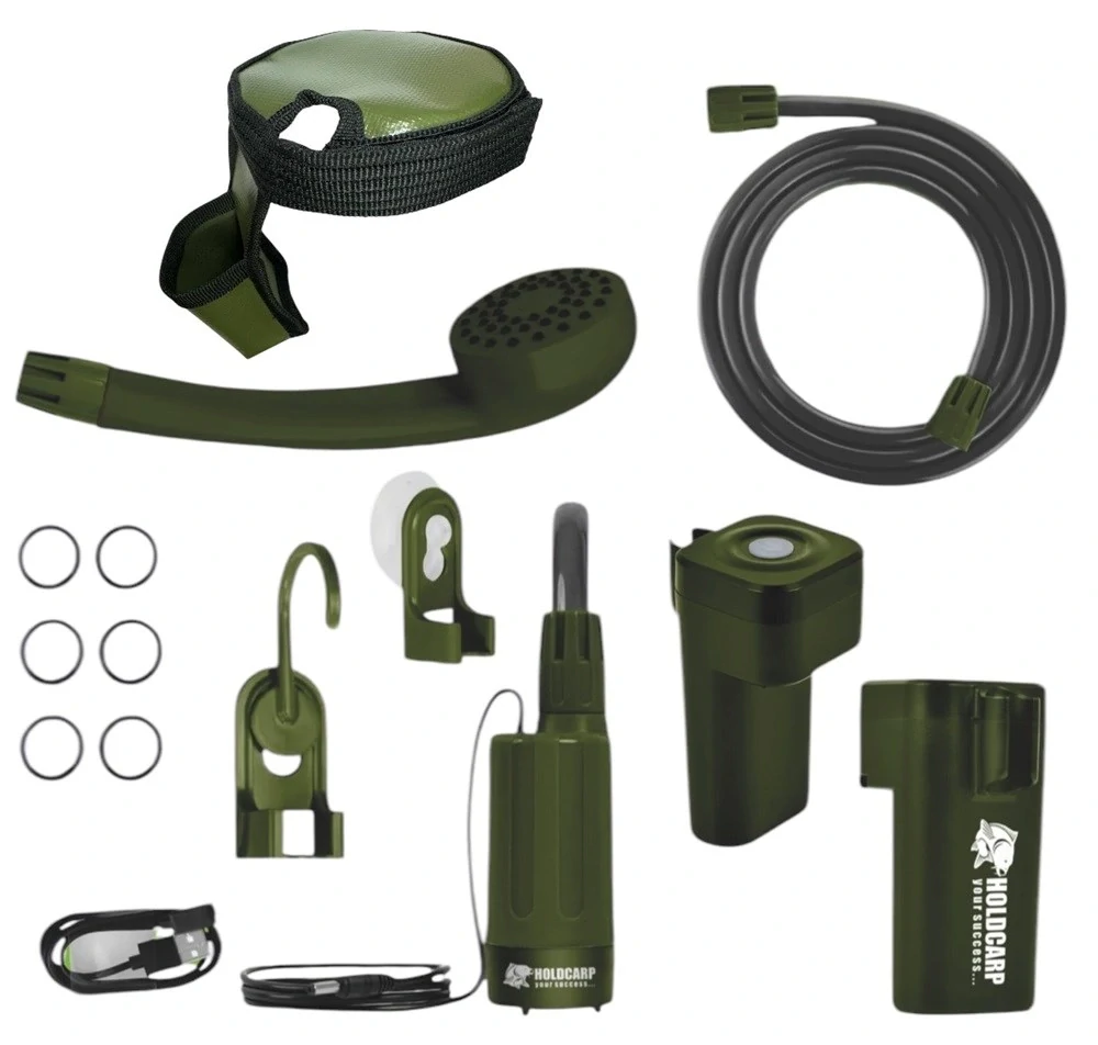 Holdcarp Kanystr se sprchou Rechargeable Camping Shower 18L