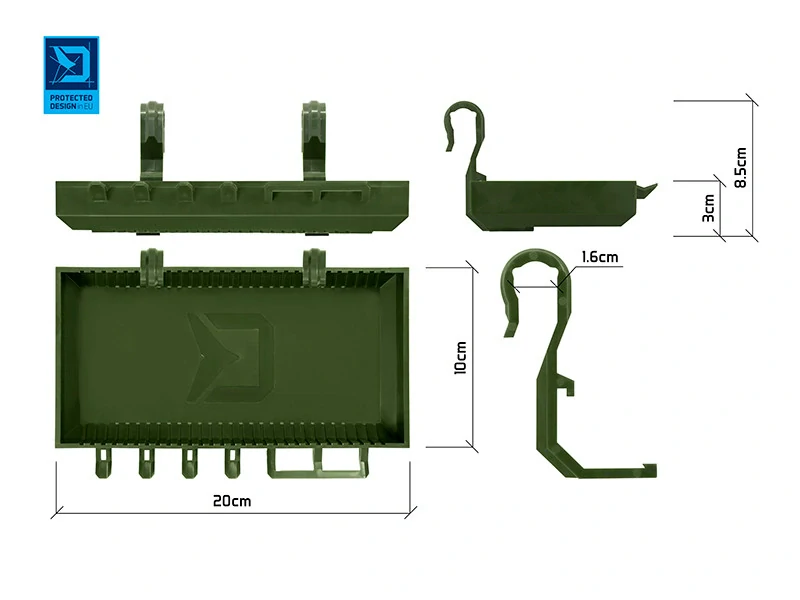 Delphin Polička na rodpod ShelfPOD / Camo