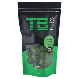TB Baits Hard Boilie Garlic Liver 28mm/250g