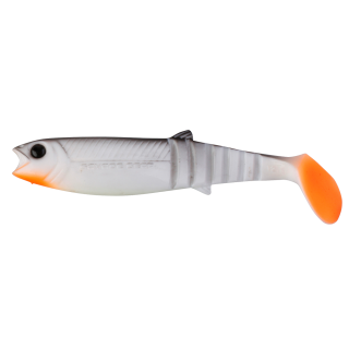 Savage Gear Gumová Nástraha Cannibal Shad Bulk White/Black 12,5cm/20g