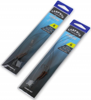 Carp´R´Us Hotový návazec Combi Rig Stifflink 50 lbs - smooth 25 lbs - Predator 4 /9,5 cm/2 ks